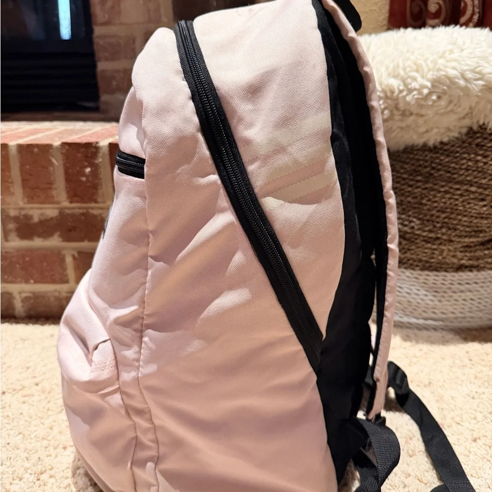 adidas Light Pink Trefoil Backpack with Black Logo - Picture 5 of 7